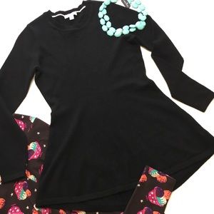 Isaac Mizrah Live! Crew Neck Peplum Sweater
